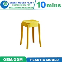 Chaise tabouret moulage par injection/moule chaise de table domestique plastique PP personnalisé plastique économique bon marché/outillage