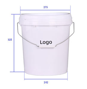 Seau en plastique de <span class=keywords><strong>10</strong></span> <span class=keywords><strong>L</strong></span>, conteneur inviolable de <span class=keywords><strong>10</strong></span> <span class=keywords><strong>L</strong></span> pour diluant de peinture, lubrifiant, avec couvercle et poignée - Product Image 3