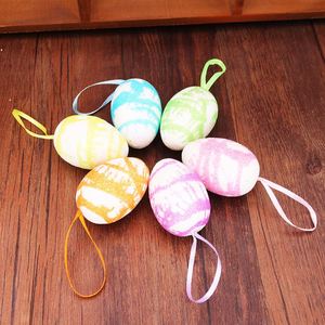 Wholesale Hot Sale Craft Multi Colors 6pcs New Design Gift Easter <b>Eggs</b> for Children Painting - Product Image 5