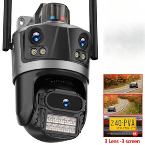 <span class=keywords><strong>Cam</strong></span>éra <span class=keywords><strong>de</strong></span> sécurité extérieure Minlang à trois objectifs, suivi automatique, WiFi sans fil, IP66, <span class=keywords><strong>cam</strong></span>éra CCTV pour chantier <span class=keywords><strong>de</strong></span> construction, ranch, villa - Product Image 1