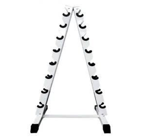 YOBER Fabricant de Chine Équipement de gymnastique complet Poids légers Musculation Support d'haltères enduit de caoutchouc avec étagère pour la maison - Product Image 1