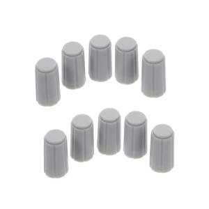 Op maat gemaakte CNC-gedraaide 0,15 inch insert-as potentiometerknop - kunststof voor gitaarversterkers - Product Image 1