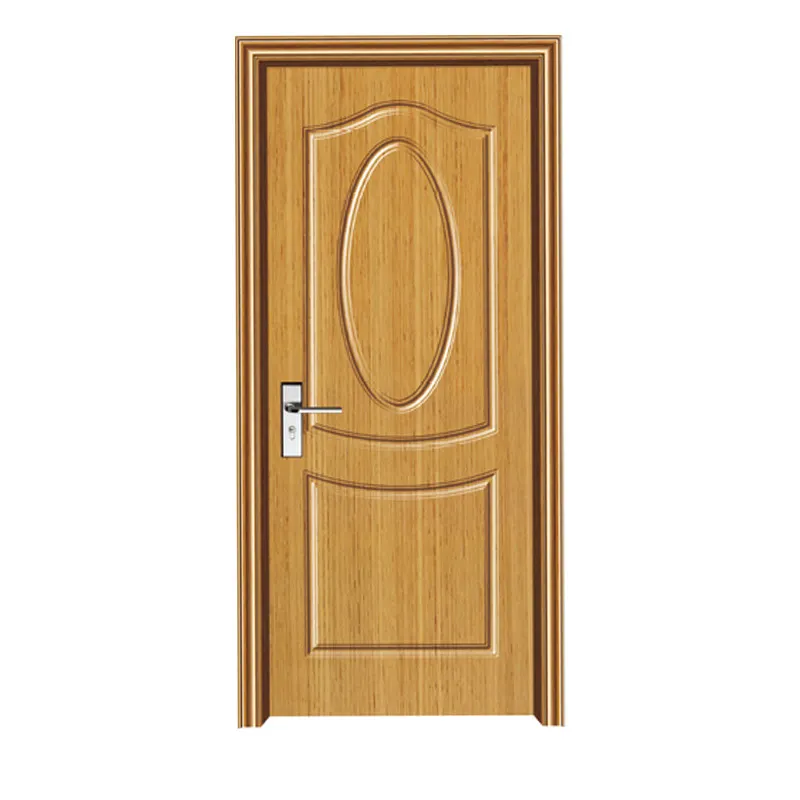 आधुनिक उच्च गुणवत्ता निविड़ अंधकार के अंदर फाइबर दरवाजे mdf लकड़ी के पैनल दरवाजा आंतरिक नाली डिजाइन के साथ बाथरूम के लिए कीमत