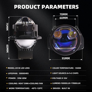 Sanvi F55 New 160W Led Projector Lens Headlight for Lamp High Power 3 Inch Led Headlights Upgrade - Product Image 5