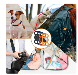 Funda Protectora de Silicona para Apple <span class=keywords><strong>Airtag</strong></span>, Localizador Antipérdida para Mascotas, Collar para Perros y Gatos, Accesorios para Airtags - Product Image 2