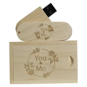 In stock fast speed big capacity wooden superior usb flash drive 128 gb 3.0