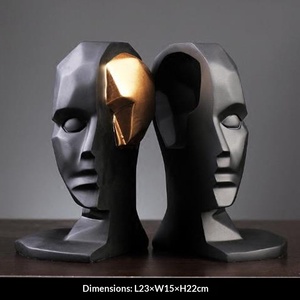 Buste de <span class=keywords><strong>d</strong></span>écoration <span class=keywords><strong>d</strong></span>'intérieur en polyrésine géométrique représentant <span class=keywords><strong>la</strong></span> <span class=keywords><strong>d</strong></span>éesse Vénus, servant de serre-livres - Product Image 6