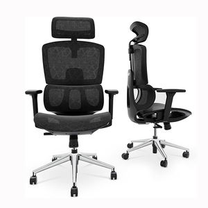 Silla de escritorio del Sáhara Occidental 2024, Lumbar muebles ergonómicos, caja de acero, caja de acero, silla de gesto, sillas de oficina azules a la venta - Product Image 3