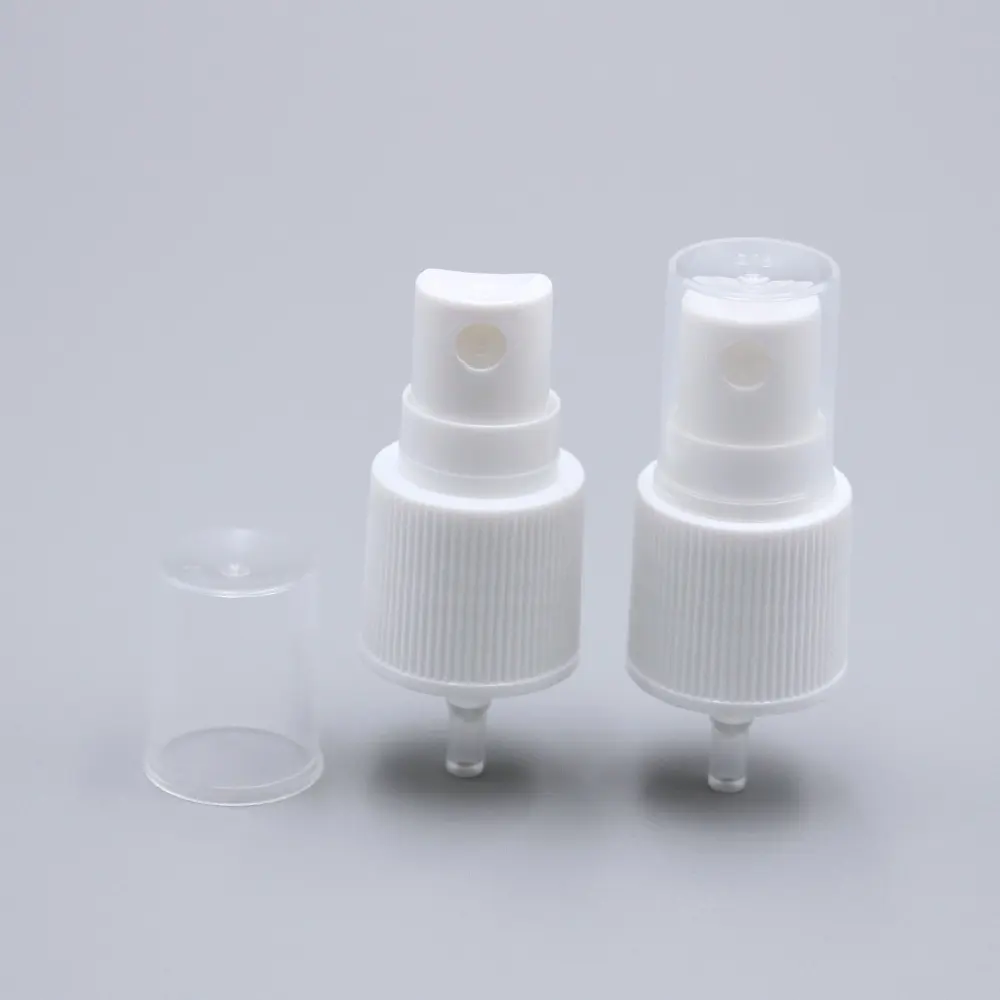 Bán buôn một loạt các thông số kỹ thuật phun vòi phun cho Chai nhựa PP nhựa PE carton bơm phun Bạc mũ cho chai