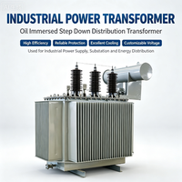 Transformateur immergé dans l'huile de qualité supérieure, série S11, 10 kV, 3000 kVA, bobinage en aluminium, refroidissement ONAF, certifié CE pour l'industrie pétrolière et gazière
