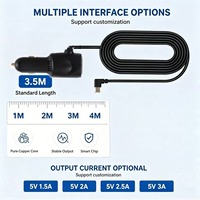 Adaptateur chargeur allume-cigare 3,5 m 12V 24V vers 5V 2,5A Type C pour DVR, caméra embarquée, purificateur d'air – Chargeur de voiture direct usine