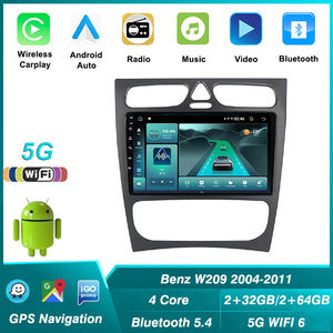 Radio à écran tactile pour voiture Android pour Benz W203 W209 W219 classe A A160 classe C C180 C200 <span class=keywords><strong>CLK200</strong></span> C230 G500 2K écran 12 + 256G - Product Image 3
