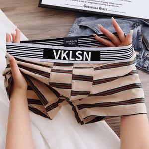 XX507 पुरुषों के एक्स बॉक्सर ब्रिश व्यक्तित्व के साथ आरामदायक लुभावनी अंडरवियर युवा ट्रेलेस बुना हुआ कमर लोगो - Product Image 6