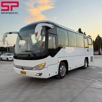 Autocar de passagers ZK6816 avec moteur Yuchai, norme d'émission chinoise V, rétracteur de vitesse, châssis à ressorts à lames en acier, excellent rapport qualité-prix, bus Yu Tong d'occasion
