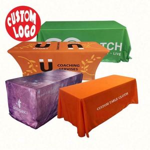 Nappe en Spandex à Rayures Vertes, Bleues, Rouges et Noires - Product Image 1