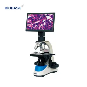 Biobase mikroskop Digital biologi, tampilan laboratorium biologi untuk sekolah