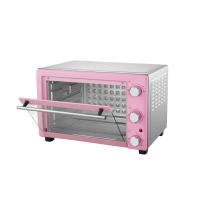 Welon — four cuisine électrique 30l, de couleur rose, à usage domestique, avec rôtissoire, pour cuire du pain chaud