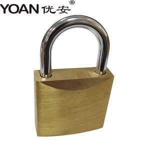 Wholesale Price Heavy Duty Full Brass Door <strong>Lock</strong> 55mm <strong>Pad</strong> <strong>with</strong> Dimple Pin <strong>Key</strong> Strong Solid Shackle High Security Durable Feature - Product Image 2