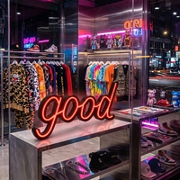 Panneau publicitaire lumineux LED créatif en acrylique personnalisable pour bar, éclairage néon IP65, exclusivité transfrontalière
