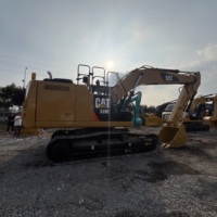 Excavatrice sur chenilles d'occasion CAT 320E de 20 tonnes, moteur Caterpillar d'origine, hydraulique efficace pour les travaux de terrassement et la construction municipale
