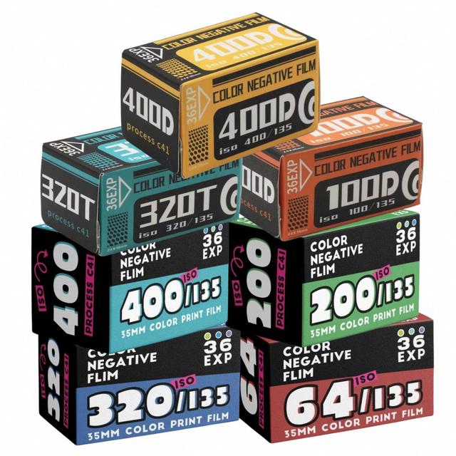 35Mm Color Rolls Disposable Negative 400 Iso 320 200 100 64 36 Exp Process C-41 Film for Camera