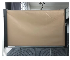 Outdoor Wind Proof Fabric Wall Retractable Patio <strong>Canopy</strong> <strong>Side</strong> Balcony Awning - Product Image 1