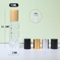 En stock – Flacon en verre de luxe 10 ml or/argent avec pompe pulvérisatrice et bouchon à vis personnalisable pour huiles essentielles