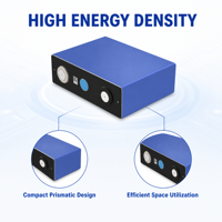 Batería LFP de 3.2V 100Ah con 4000 ciclos de vida útil, carga y descarga de 0.5C 1.0C para almacenamiento de energía comercial