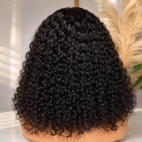 Perruques Courtes Bob Bouclées Kinky en Cheveux Humains, Lace Front HD Pas Chères, Perruques en Cheveux Vierges Brésiliens Mink, Fournisseur de Cheveux Bruts pour Propriétaires de Salons