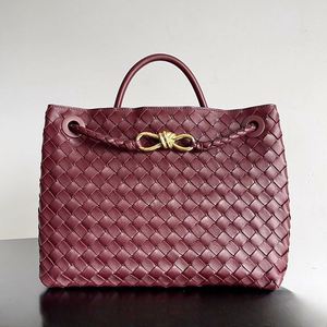 Fashion Lady Senior Sense Large Capacity Genuine Leather Handbag Single <b>Strap</b> Polyester Simple Braided Design Crossbody <b>Shoulder</b> - Product Image 1