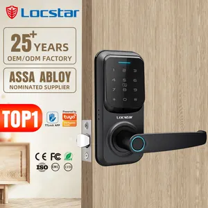 Security Touch Screen Fingerprint Cerraduras Intelligent Password Smart Doir Lock Out Door