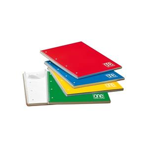 Carnet spirale couleur unie – 140 feuilles A4, quadrillé assorti - Product Image 1