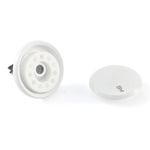 Diffuseur de voiture en alliage personnalisé de luxe moderne, finition mate blanc noir avancée, clip de ventilation de <span class=keywords><strong>parfum</strong></span>, rafraîchisseur portable, aromathérapie longue durée - Product Image 4