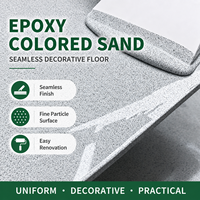 Service OEM, résine époxy résistante aux produits chimiques, revêtement de sable coloré, peinture haute dureté pour atelier d'usine