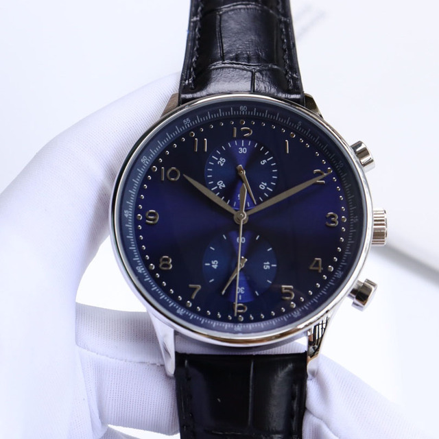 Top-quality Men's Luxury Watch with Titanium Case Precise Second Hand Waterproof Business-style Watch