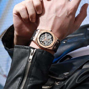 Relojes de Pulsera Mecánicos Automáticos de Lujo Tipo Esqueleto Personalizados para Hombre al por Mayor - Product Image 3