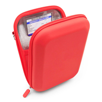 Étui de transport médical isotherme en EVA, organisateur compact à fermeture éclair pour insuline et lecteur de glycémie, pochette isotherme portable