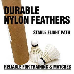 ลูกขนไก่แบดมินตันเกรด <span class=keywords><strong>3</strong></span> ขนเป็ดแท้ แพ็ค 12 ลูก บินเสถียร เหมาะสำหรับฝึกซ้อมกีฬาในร่มและกลางแจ้ง - Product Image 2