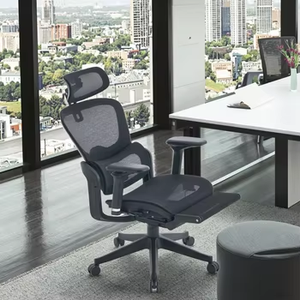 Konfot lưới hiện đại Ergonomic Ghế văn phòng 4D có thể điều chỉnh tựa đầu 5D có thể điều chỉnh tay vịn thoáng khí thiết kế có thể điều chỉnh chiều cao - Product Image 4