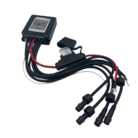 Kit d'éclairage LED blanc double face 17 pouces à 10 rangées pour jantes, en aluminium 5730, pour pick-up et camions tout-terrain surélevés