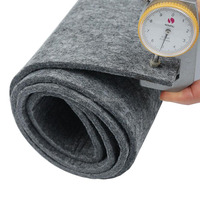 3mm 5mm 6mm Dicke Vliesstoffe Grauer Filz Wasserdicht 100% Polyester Decke Teppich Nadelfilz Industrieschutz Umzugsschuhe