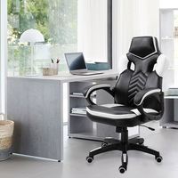 Silla de juego personalizada Anji, silla giratoria de carreras de cuero Pu de fábrica, silla reclinable de juego para ordenador de oficina y PC