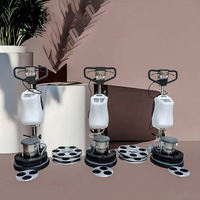 Polisseuse de sol multifonctionnelle 2,5 CV 175 tr/min Merrock 17'' et 10'' double taille pour le traitement des surfaces de sol dures