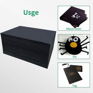 Venta directa de fábrica de alta calidad 80-1200g tablero de papel negro grueso y Rollo de cartón negro - Product Image 5