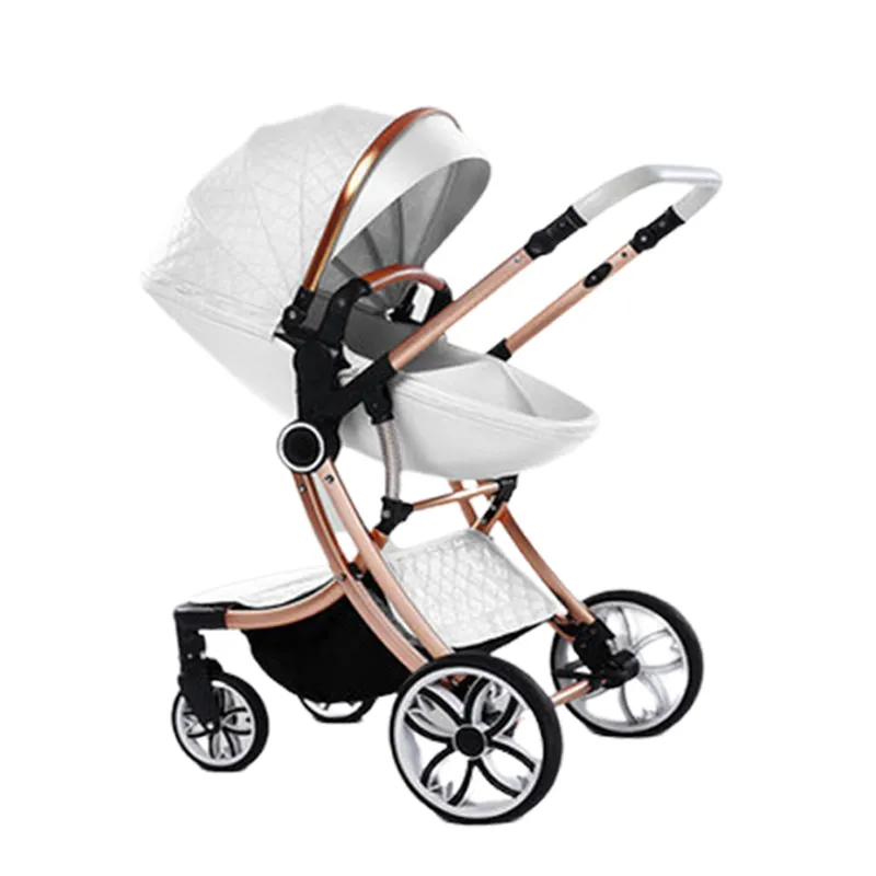 Groothandel Hoge Kwaliteit Hot Mom Opvouwbare Kinderwagen Diamant Luxe 3 In 1 Kinderwagen