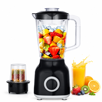 2-in-1 Blender Sapcentrifuge Keukenapparaat 1,5L+0,5L Blender Roestvrijstalen mes Variabele snelheid Keukenapparaat OEM Groothandel