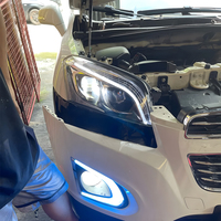 Ensemble de phares LED KGKB pour Chevrolet Trax Tracker U200 2014-2016, mise à niveau avec double lentille de projecteur, feux de jour et clignotants, Plug & Play