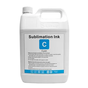 Premium Calor Transferência Têxtil Impressão CMYK 5L Tintura Sublimação Tinta Para Epson xp600 i3200 dx4 dx5 4720 5113 Cabeça De Impressora