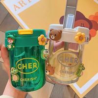 Gobelet portable en plastique PP avec couvercle à visser pour boire directement, idéal pour le camping et la salle de sport