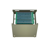 Armoire de distribution de fibres optiques ODF de qualité industrielle, cadre pour 96 fibres, boîtier de panneau de brassage de fibres optiques ODF